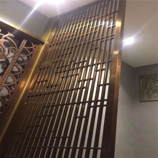 Gold Stainless Steel Screen Panels For Sunshades/Louver/Window Screen