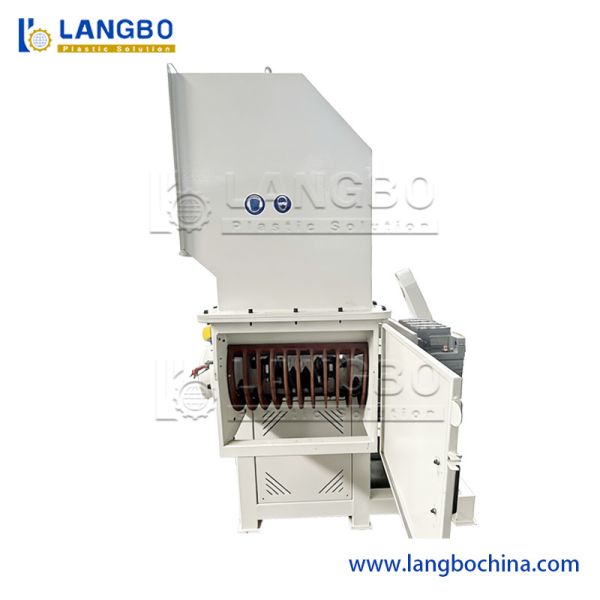 Pet Bottle HDPE Plastic Barrel Drum Blue Blow Molding Water Container Waste Recycling Solid Material Double Shaft Industrial Scrap Plastic Shredder Machine