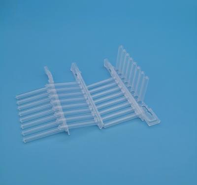 2.2ml Deep Well PCR Plates Polypropylene Transparent 8 Even Magnetic Needle Set Pointed Bottom