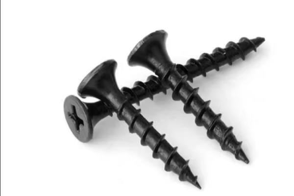 M4 M16 aço carbono para parafusos de escoamento de cabeça plana de classe 4.8 grau 8.8 preto