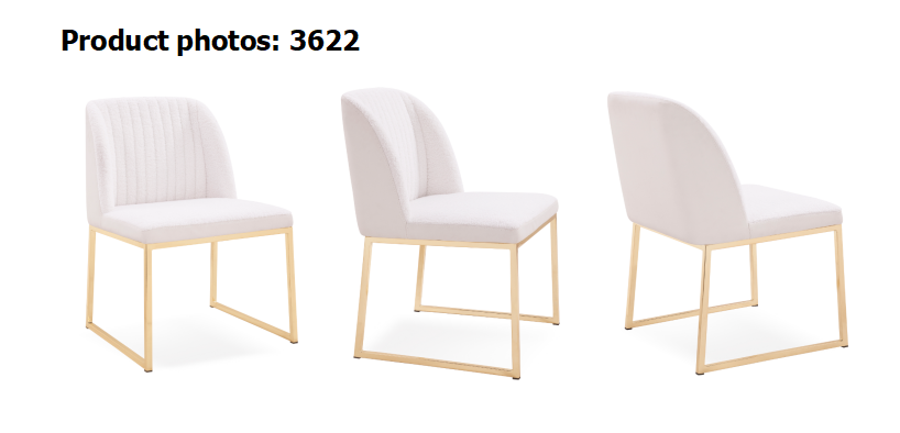 Coffee Hotel Upholstered Soft Back Fabric Dining Chair With Metal Legs