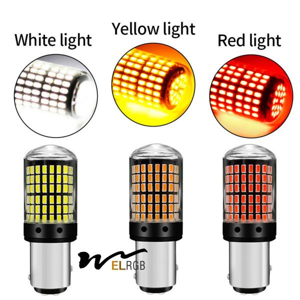 T20 144smd Car Led Bulb 1156 1157 7440 7443 Luz Branca Amarelo Luz Vermelha Luz de Viração Luz de Sinalização de Direção Luz de Freio Reverso Bul
