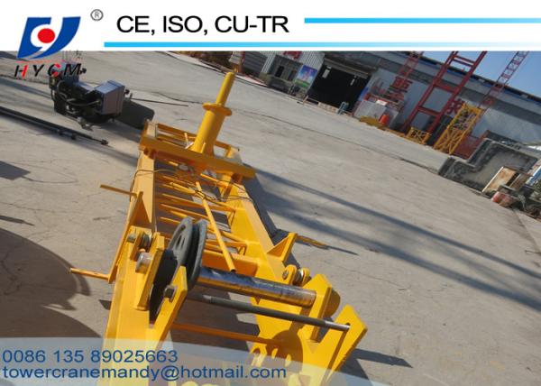24m Arm Length Roof Crane 6ton WD60 No Mast Crane 150m Max. Lifting Height  Schneider Dismantle Tower Crane