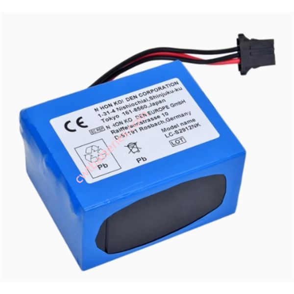 NIHON KOHDEN LC-S2912NK 互換性のある新しい電池 ECG-9320/AMED0171/ECG-9522Pモニター
