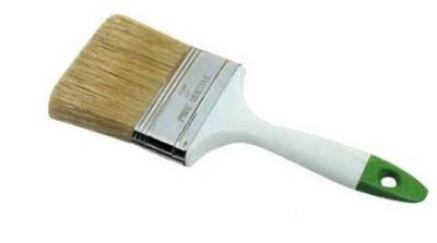 Pinceau de peinture Bristie blanc à double bouillie