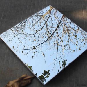 Panel de espejo fino de acero inoxidable, ligero y flexible para decoración DIY e incrustaciones de muebles