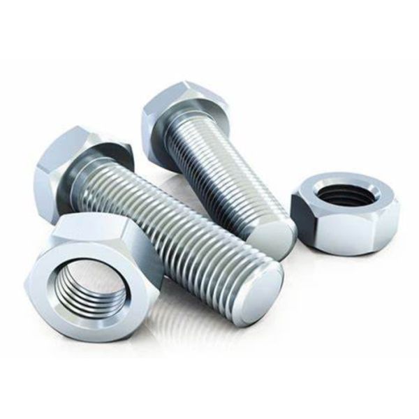Stainless Steel 2205 2507 904L Duplex Hex metal Bolts for Industrial Use in Multiple Sizes with 1/4”-28 Sandblasted Finish