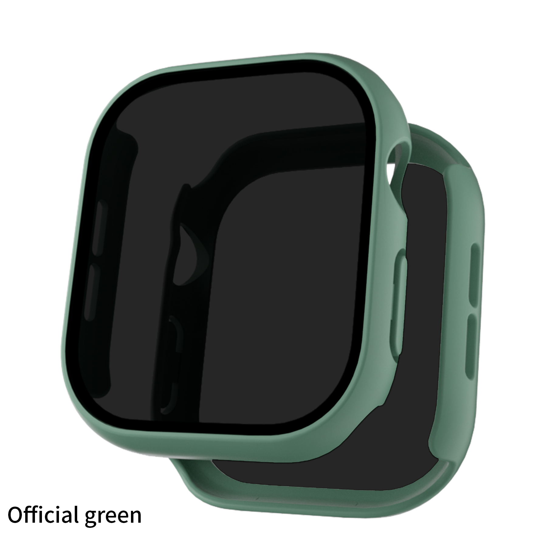 Eraysun Oil-sprayed Anti-peeping Shell Film Integrated for Apple Watch Series10 42mm 46mm Protector Watch Case