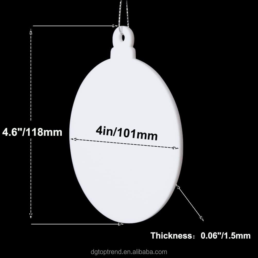 Easy Install DIY Christmas Decor Mirror with Acrylic Material High Definition Eco-Friendly Design for Tree Ornaments and Wreaths