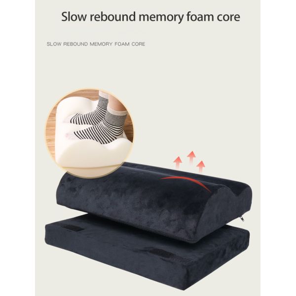 Adjustable Height Foot Rest Cushion for Better Posture and Comfortable Seating