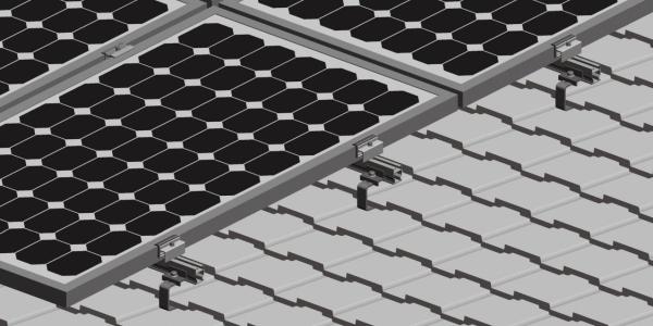 Customized Aluminum Metal Rooftop Solar Home On Grid Solar Racking Systems Solar Panel Roof Mounting Brackets