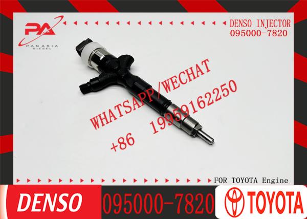 Injecteur de carburant de type Common Rail original 095000-7820 095000-7821 23670-30290 pour TOY-OTA 1KD-FTV EURO 4