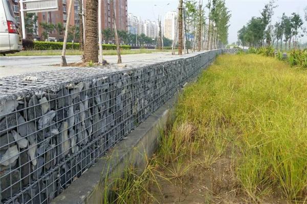 Galfan Coating Gabion Rock Box 100x100mm Mesh Boxes For Stones