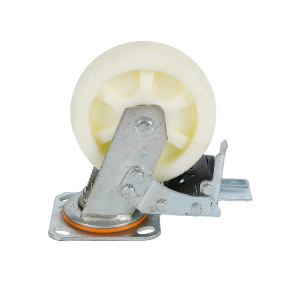 Heavy Duty Fixed Flat Industrial Caster Iron PP Caster Wheel with Customized Request