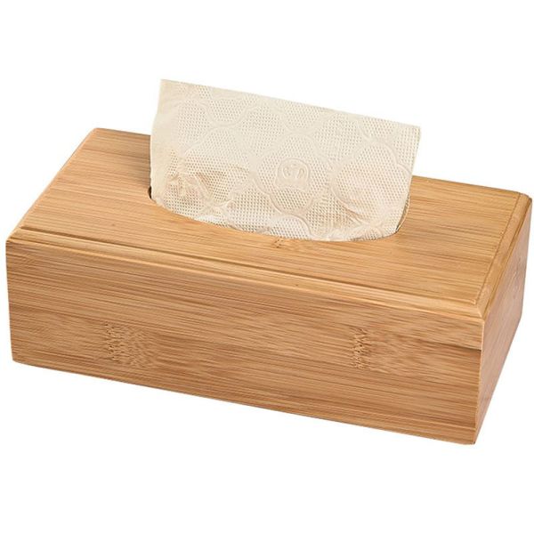 Custom Design Accepted Home Fresh Design Sustainable Bamboo Tissue Box Holder Cover