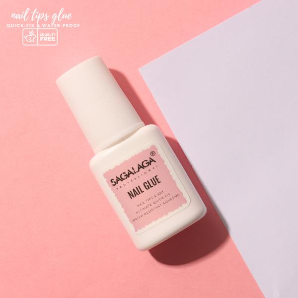 8ML Capacity Mini Nail Polish Tips Glue for Press on Nails Transparent Private Label Super Strong Nail Glue