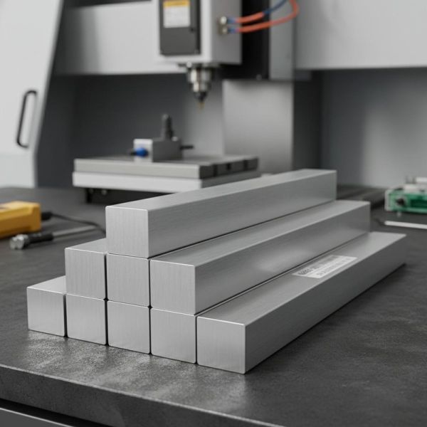 6063 Precision Aluminum Square Bar for CNC Machining Stable Tolerance Smooth