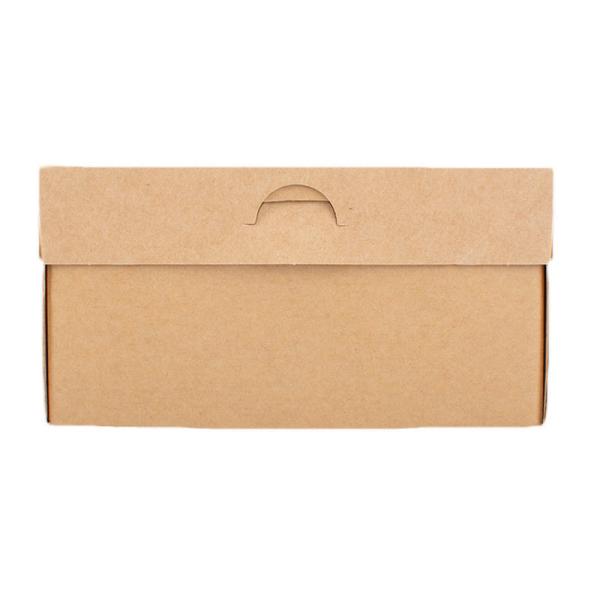 Wedding Party Baking Food Kraft Paper Packaging Box With Window Cover