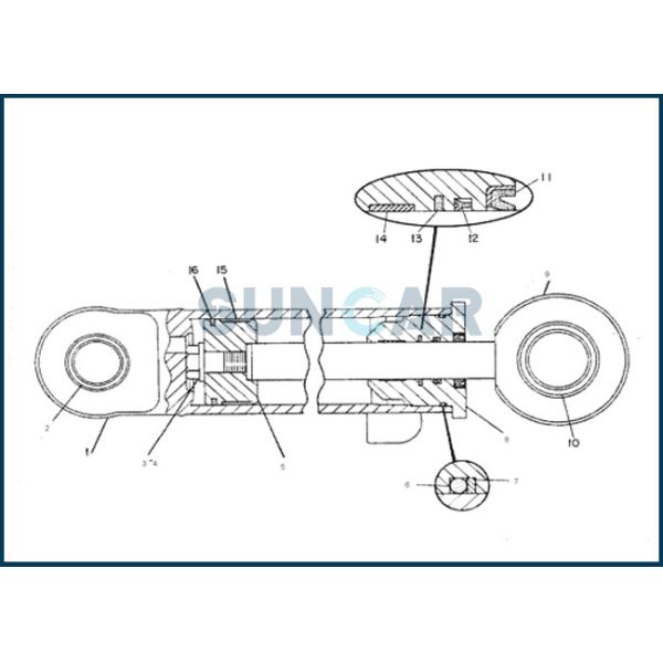 Уплотнение пыли уплотнения губы уплотнения CA4J8979 4J-8979 4J8979 приспосабливает оборудование CAT