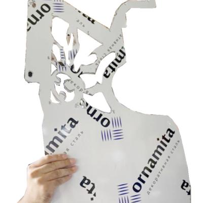 Black White Laser Cut Protection Film For Stainless Steel BA 2B Sheet With Customized Logo