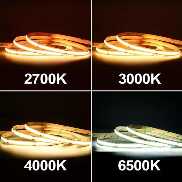 12W Waterproof IP20 COB 480 LEDs 12V 8mm 10mm LED Strip Light for Garden Decoration