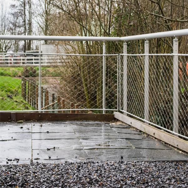 Rust-proof eco-friendly x-tend ferruled cable wire mesh balustrade infill panel
