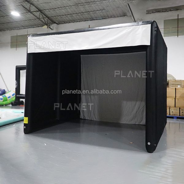 High Quality Enclosure Inflatable Golf Simulator Movie Screen Enclosure Golf Cage Tent