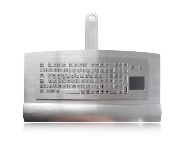 IP68 Dynamic Vandal Proof Industrial Keyboard with 103 Keys & Touchpad