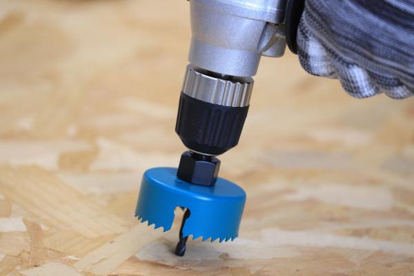 8PCS Carbon Hole Saw Set 40mm Hole Saw For Soft Metal Softwood OSB Panel