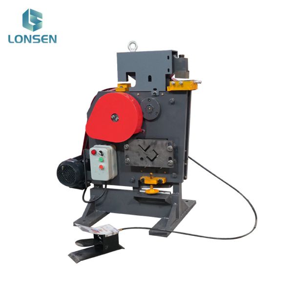 2.2kw Multifunctional Iron Worker Machine with Channel Steel Punching and Multifunctional Metal Shearing