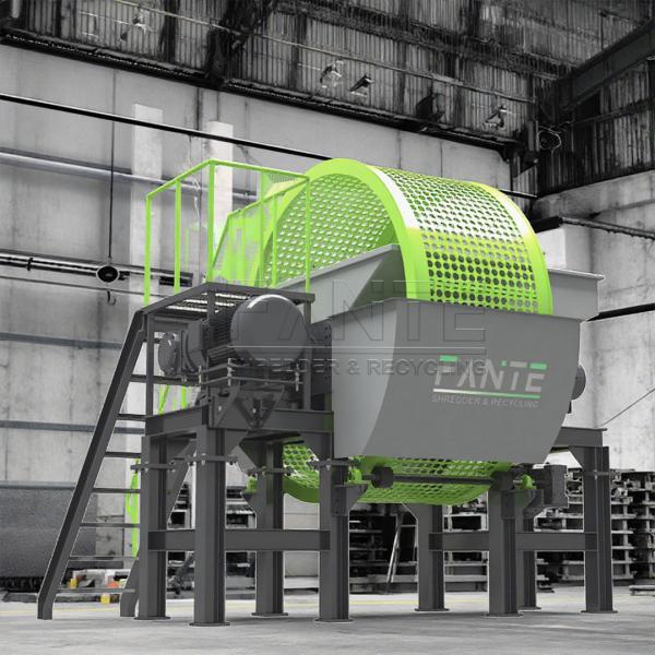 Model 1000 Efficient Tyre Shredder Machine for Quick and Stable Tire Recycling