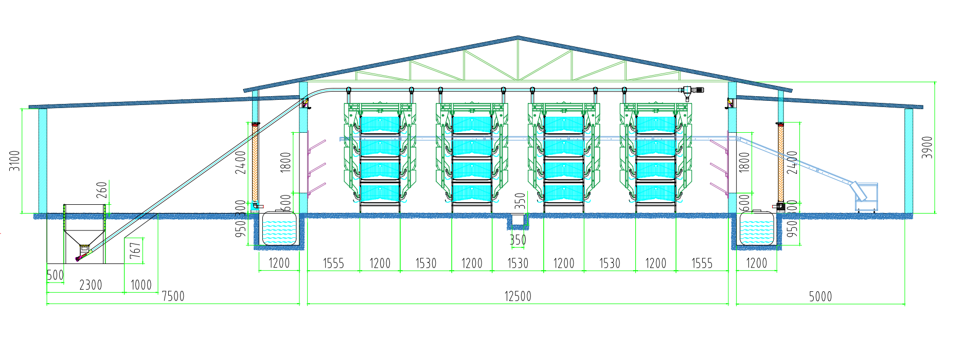 “H” Type Layer Cage