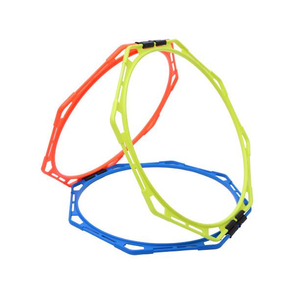 8 Sided Football Training Rings , 50cm Octagon Agility Ladder
