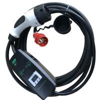 Padrão portátil da fase 11KW Europa do Type2 16A/3 do carregador do modelo 2 EV
