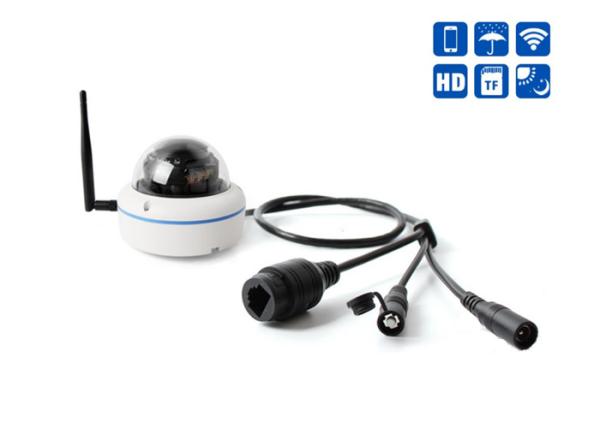 Ip66 WiFi Surveillance Camera / 360 Fisheye Security Camera 15 Meters IR Distance