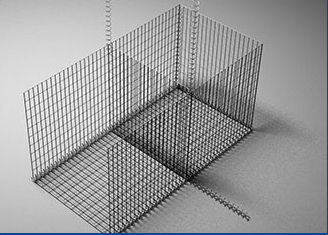 100 x 100mm Q195 гальванизировали сваренную клетку Gabion