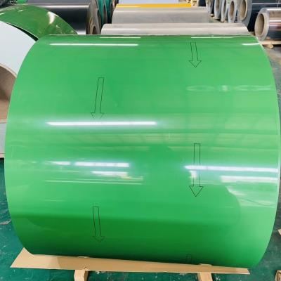 1000mm 1600mm 0.35mm revestiu a bobina de alumínio pintada para a parede do elevador