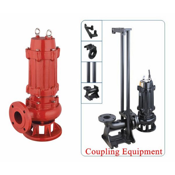 Electric 1.1kw Cast Iron Sewage Pump 304/316L Stainless Steel Head 10m