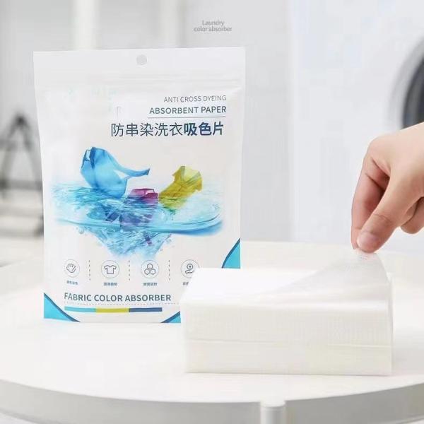 Customizable Color Absorber Sheets White Laundry Sheets Eco Friendly
