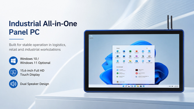 Factory Rugged Tablet for Factory Automation 15.6 Inch Supports Production Control Data