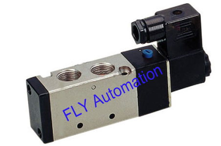 5/2 way, 5/3 way AIRTAC Aluminum 4V300 Series Electric Solenoid Valves 1/4, 3/8 with 0.15~0.8MPa Operating Pressure and Directional Control Function