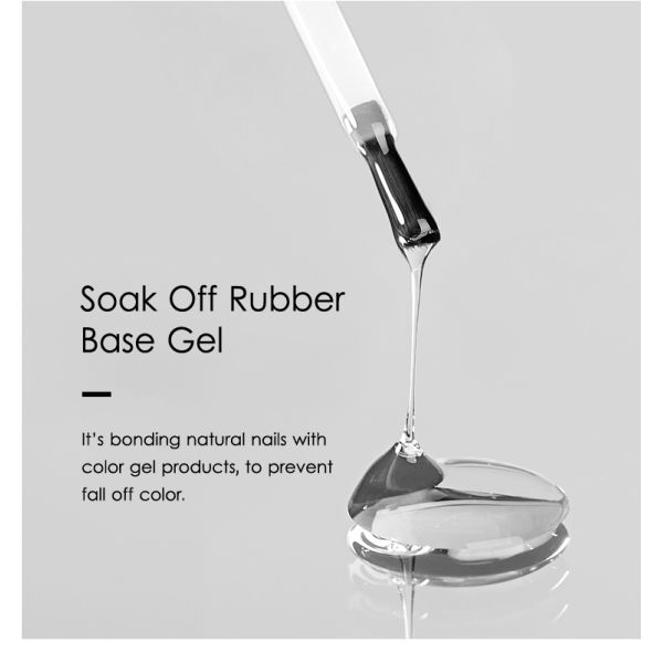 Gel Polish Base Coat 1kg Big Capacity Rubber Base Gel Use for Product Nail Surface