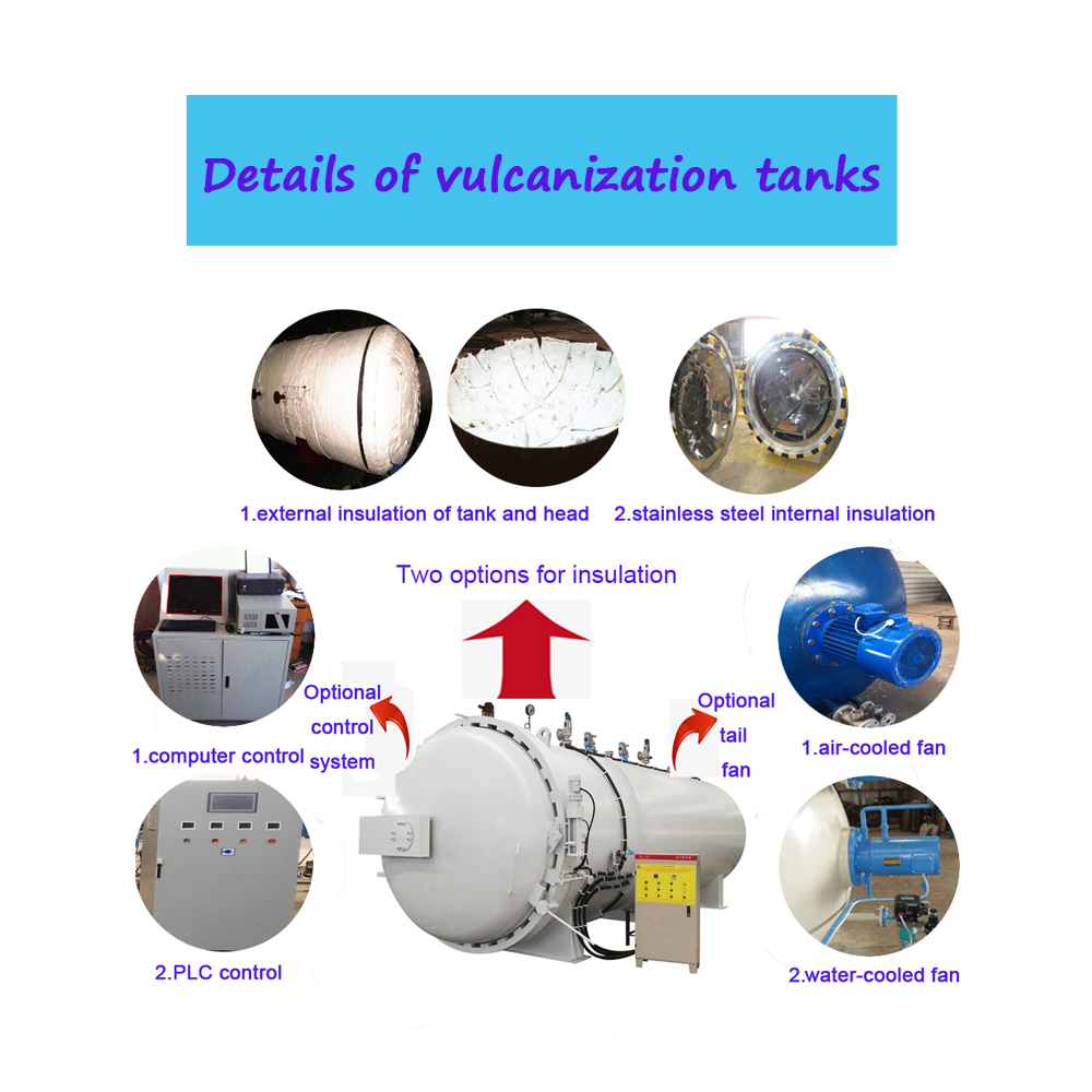 Custom SBR Thermoplastic PLC Vulcanization Tank Tire Retreading Machine