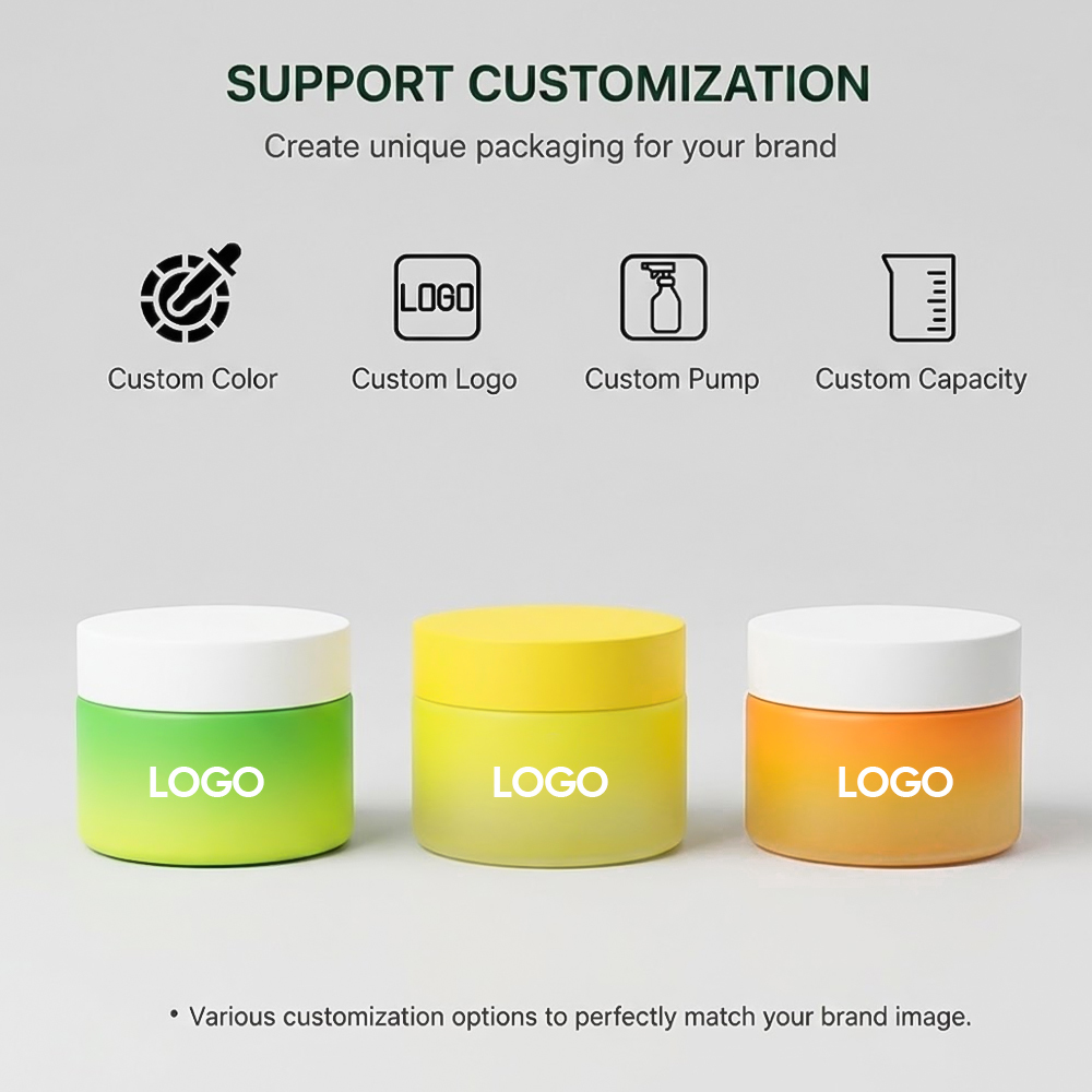 Refillable PET Cream Jar with Leak-proof Seal, Custom-made Colour, and Customizable Capacity