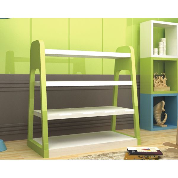 Прекрасные голубые приспособления ботинок полок дисплея ботинка детей цвета для магазинов розничной торговли