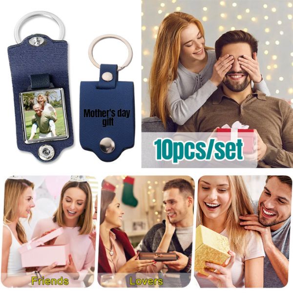Sublimation Leather Keychain Blanks Personalised Picture Keychain