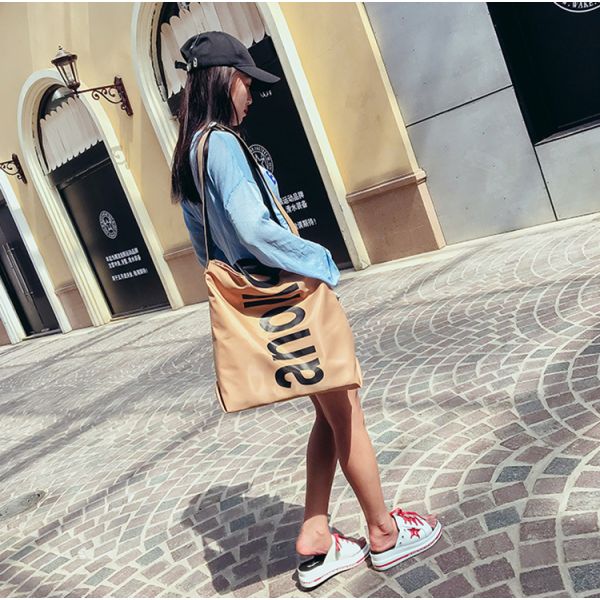 Summer small fresh letterpress nylon bag messenger bag can hand bill of lading shoulder bag