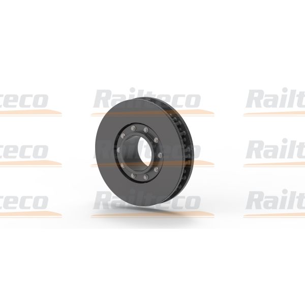 Precision Railway Cast Iron Brake Discs Durable High Performance
