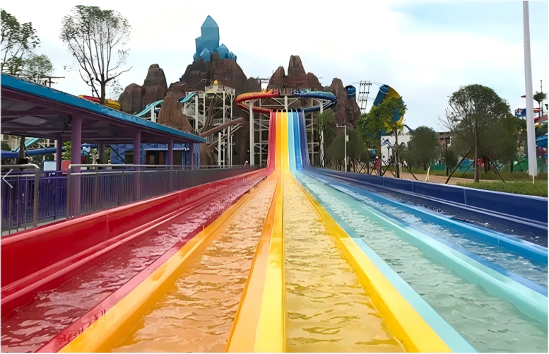 Water Park PVC Octopus Water Slide 8-15m Height Waterproof