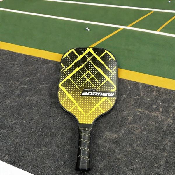 USA Pickleball Approved PP Honeycomb Core Fiberglass Paddle Set 1 Bag 2 Rackets 4 Balls